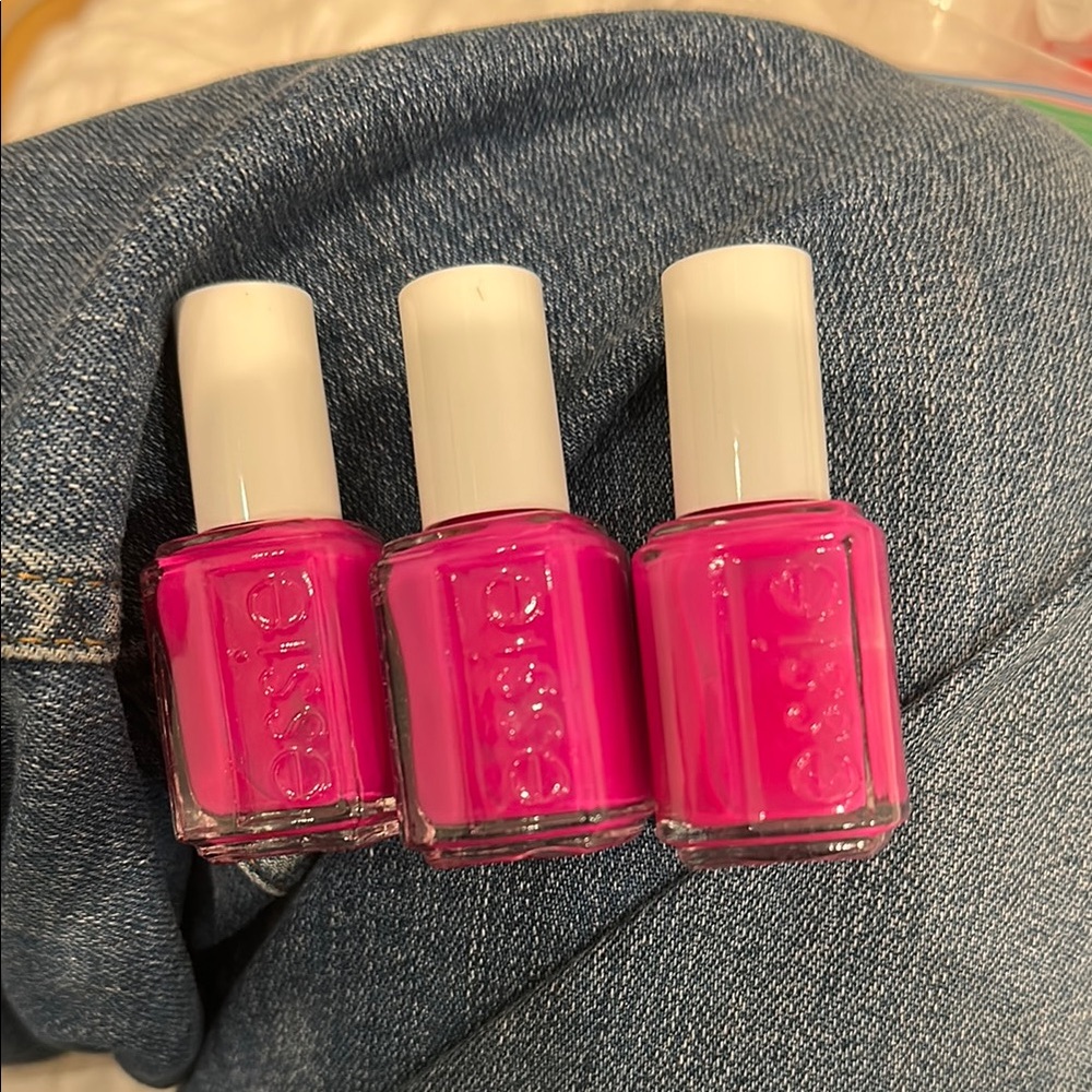 Essie Bright Pink Nail Polish Set
